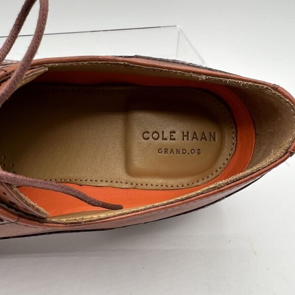 Cole Haan Grand.OS Mens 9.5W Leather Wingtip Brogue Oxford Comfort Shoe Timeless main image 8